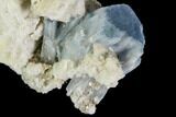 Aquamarine Crystal in Albite Crystal Matrix - Pakistan #111347-2